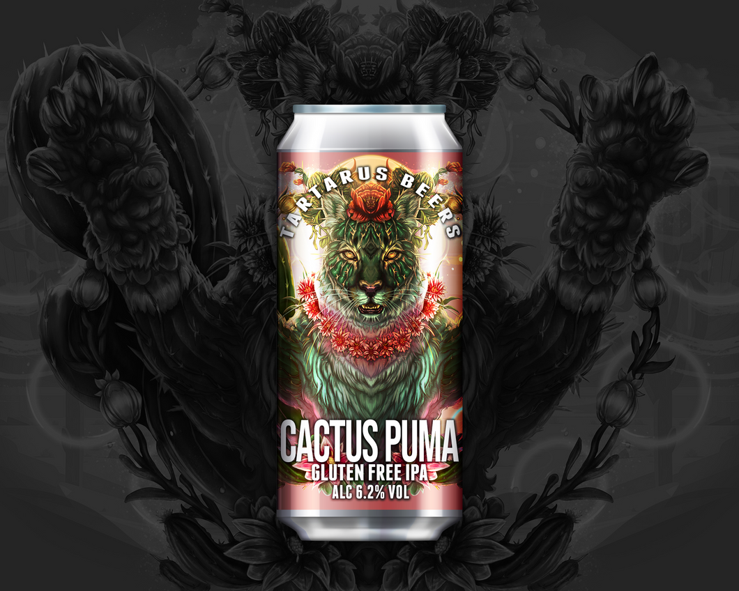 CACTUS PUMA - GLUTEN FREE IPA - 6.2% - 440ml CAN