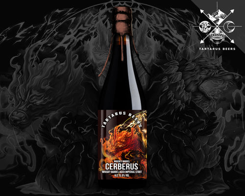 Tartarus CERBERUS WHISKY - BA Imperial Stout - 15% - 750mL bottle Tartarus CERBERUS WHISKY - BA Imperial Stout - 15% - 750mL bottle
