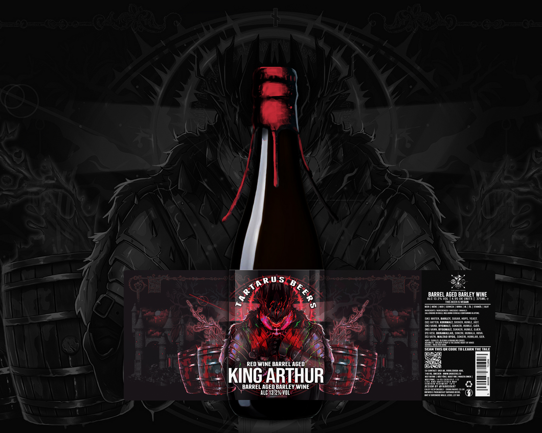 BA KING ARTHUR - RED WINE BARLEY WINE - 13.2% - 375mL bottle