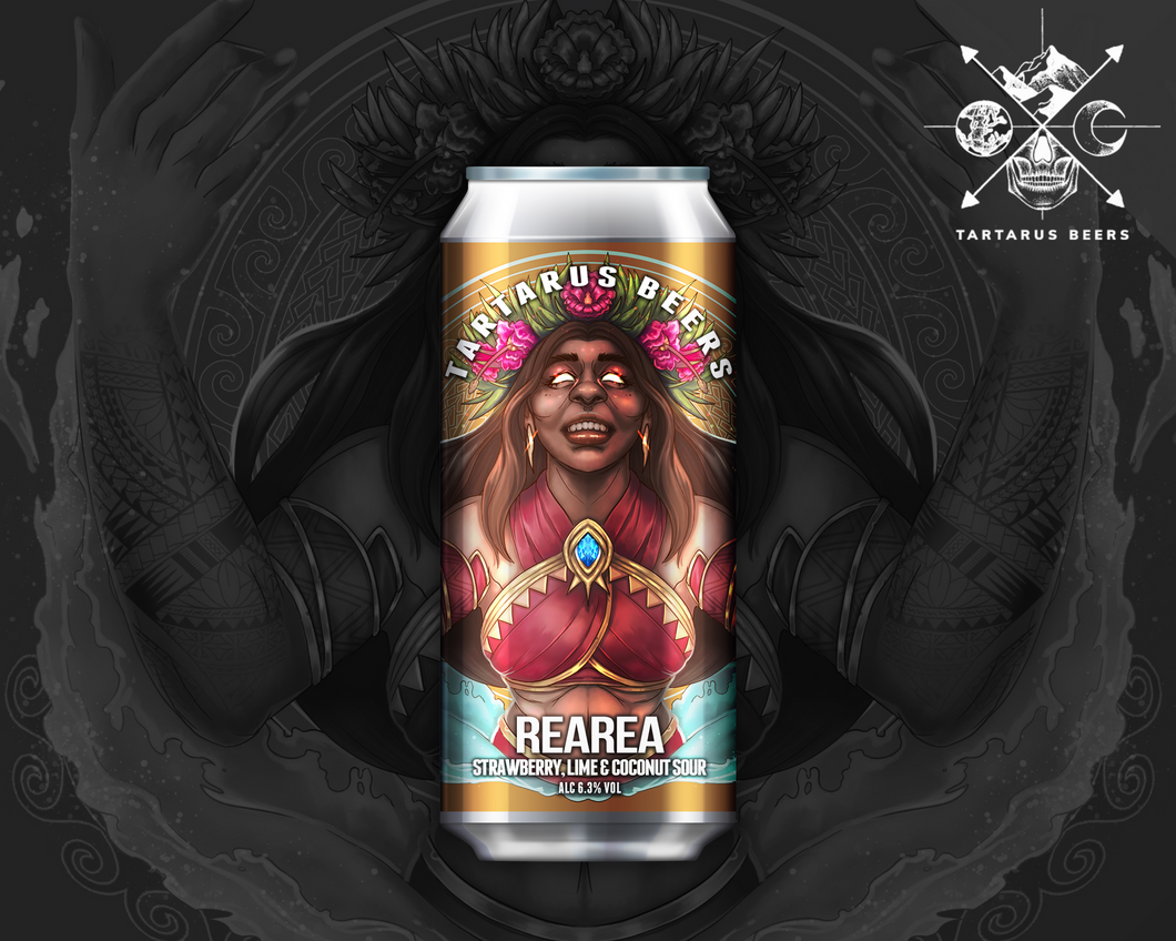 REAREA - Strawberry, Lime and Coconut Sour - 6.3% - 440mL Can