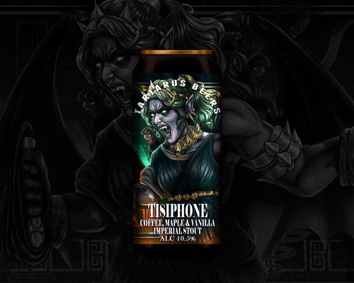 Tartarus TISIPHONE - Coffee, Maple & Vanilla Imperial Stout - 10.5% - 440mL can Tartarus TISIPHONE - Coffee, Maple & Vanilla Imperial Stout - 10.5% - 440mL can