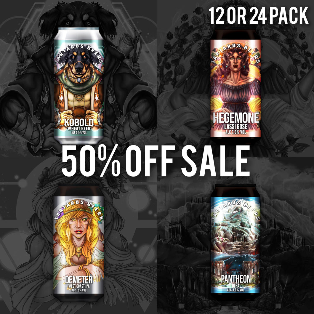 50% SALE - 12 OR 24 CAN PACK
