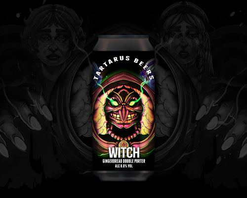 Tartarus WITCH - Gingerbread Double Porter - 8.0% - 440mL can Tartarus WITCH - Gingerbread Double Porter - 8.0% - 440mL can